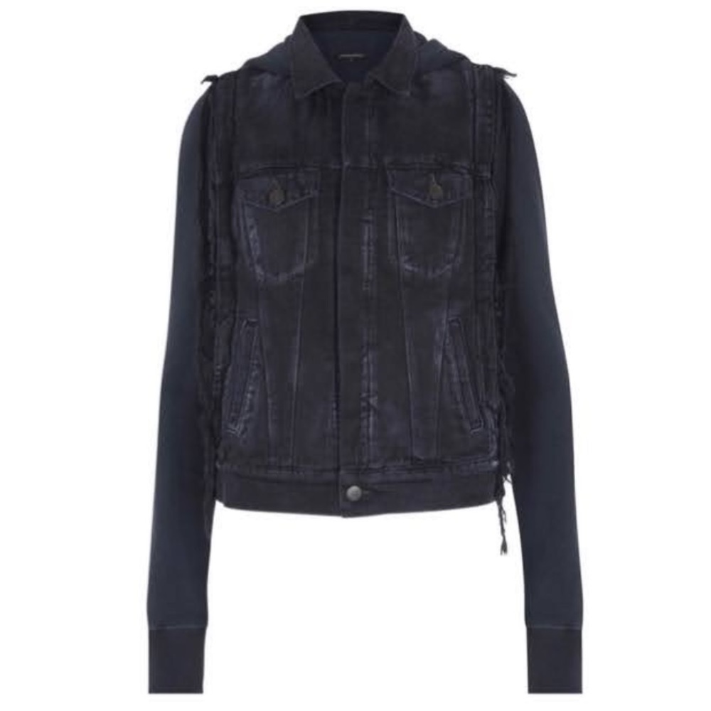 Citizens of Humanity Denim Hoodie Hybrid Jacket